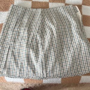 Plaid skirt